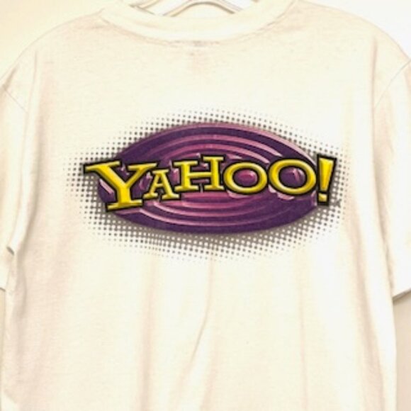 Original Yahoo Logo Men’s T-shirts Rare, Vintage - Picture 1 of 5